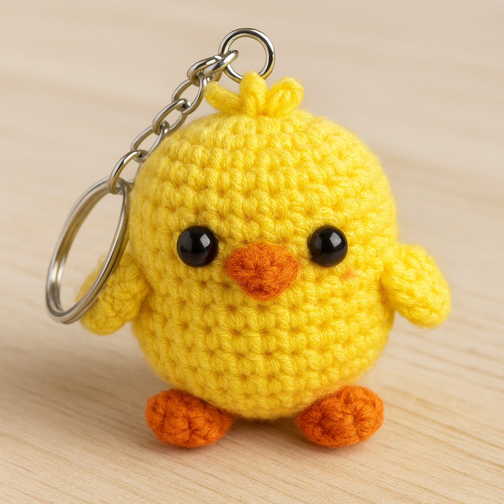 Chick Keychain