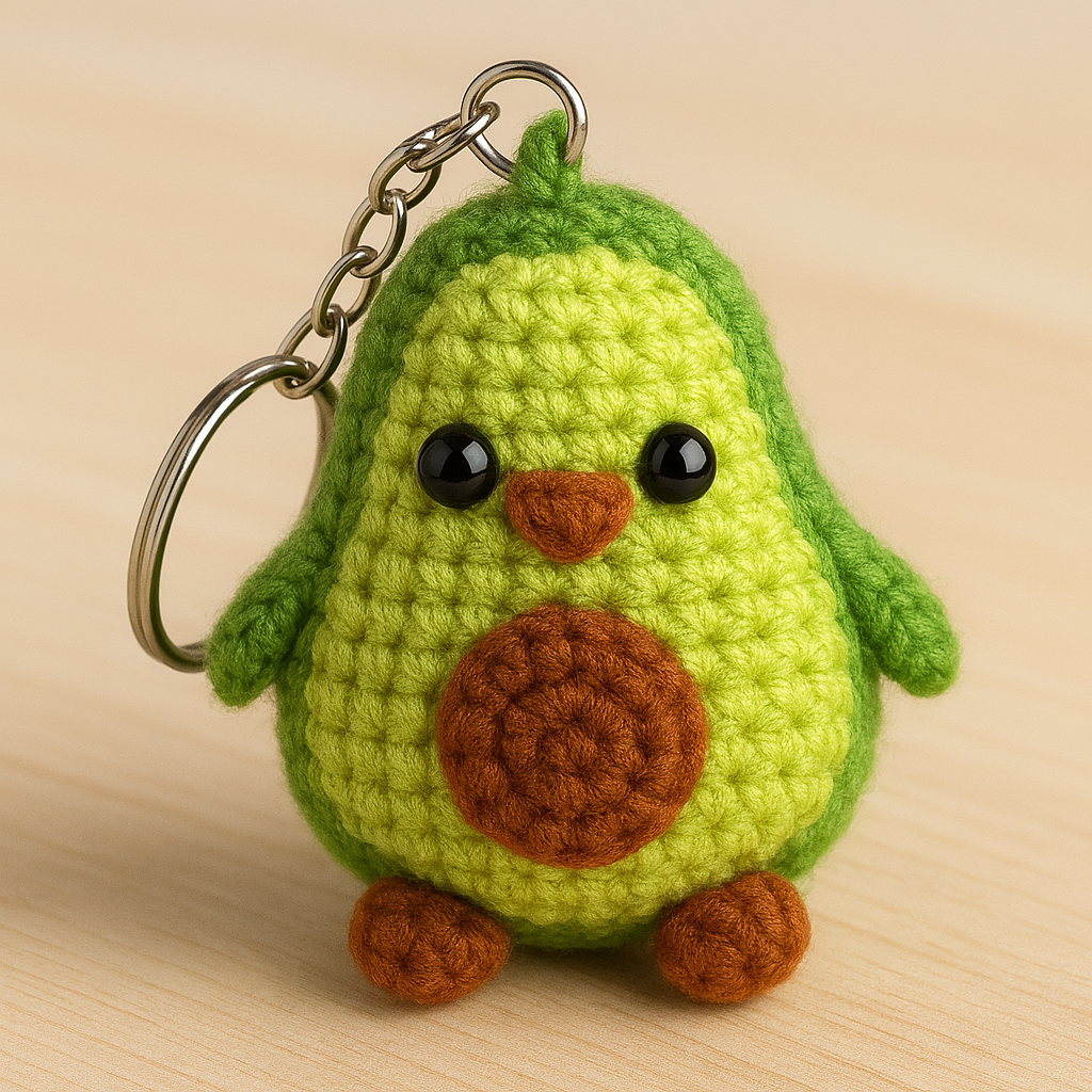 Avocado Keychain
