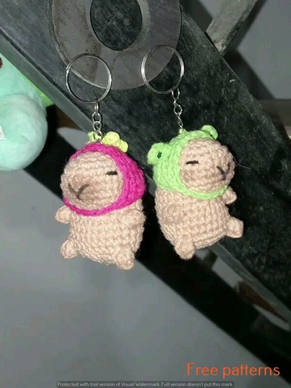Capybara Keychain