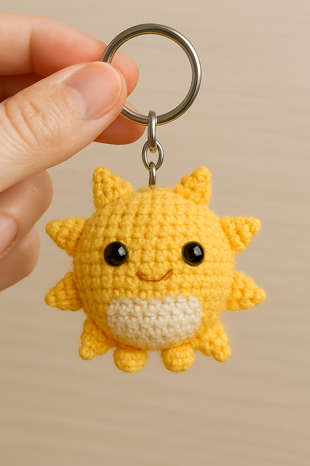 Sun keychain